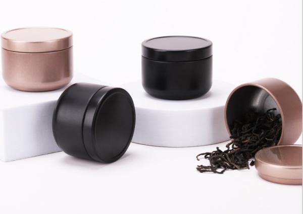 6 latas de alumínio da cor com os cartuchos do armazenamento do metal das tampas 50g