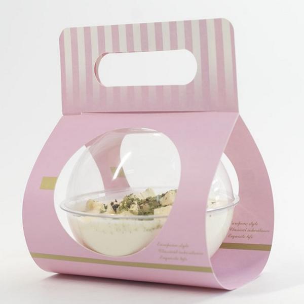 Everyday Ball Shape Poke Bowl Clear Disposable Food Grade Container Pet Card Cutting Sleeve