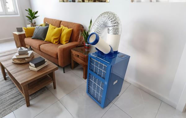 Panel de operación con pantalla táctil Frío de punto portátil con 3 velocidades de ventilador y 24-58 Kgs / 52.8-127.6 Lbs Capacidad