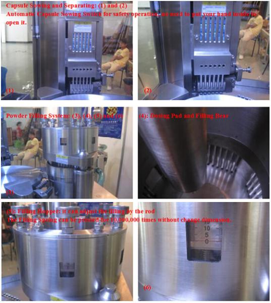 Pharmaceutical Filling Equipment Large Capsule Filling Machine 210000 Capsules / H