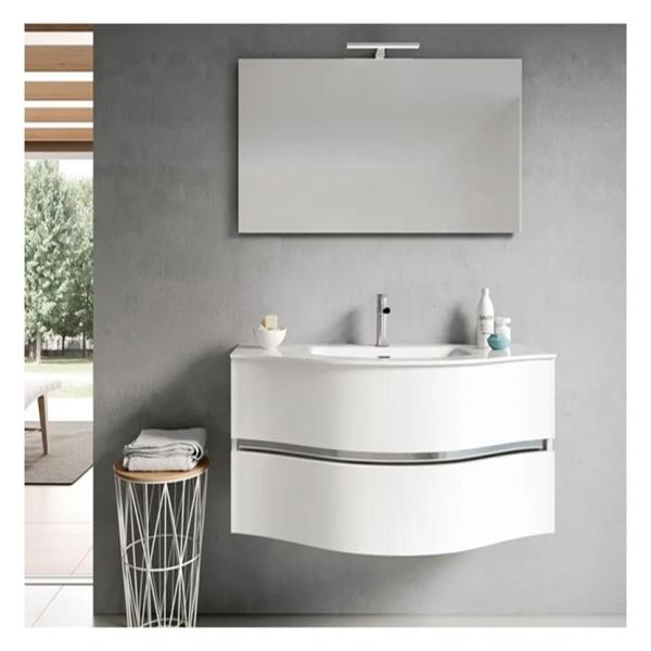 Modern Floating Sink Vanity Cabinet with High Grade Bathroom Sink and Plywood Carcase