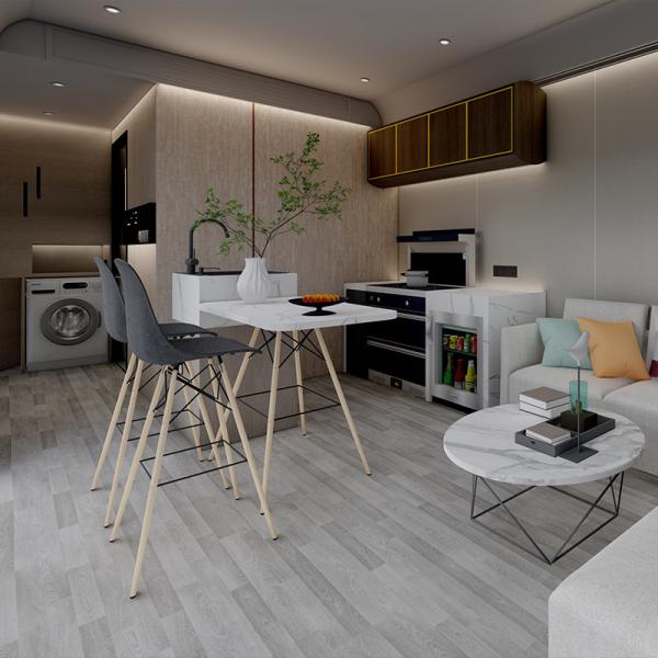 Casa cápsula de contenedores vivientes/ Experiencia Casa cápsula de viviendas futuristas