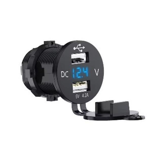 2 Pins Socket Standard and 12-24V DC Input USB Car Charger Type C Car Charger for Long-Lasting Performance