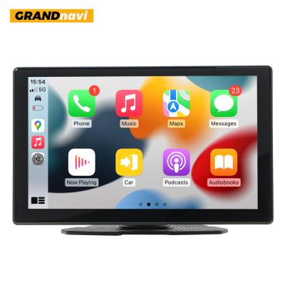 GRANDnavi Wifi BT Portable Navigation Device Universal 9Inch Linux System CarPlay Android Auto Mirror Link
