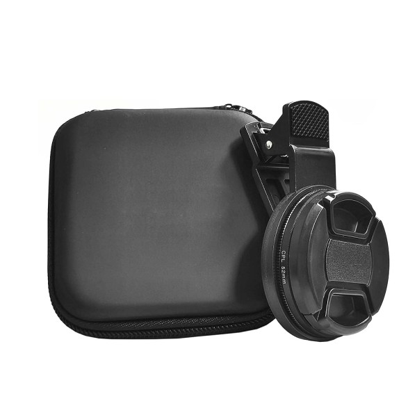 52mm Clip On CPL Filter HD Cell Phone Polarizing Filter For Smartphone Photography