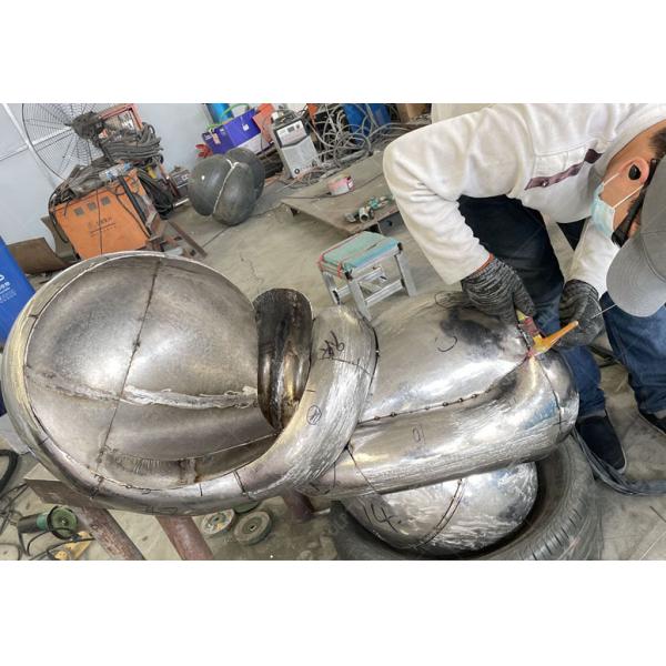 Легко Чисто Абстрактные Скульптуры из нержавеющей стали / Металлические Скульптуры современного искусства