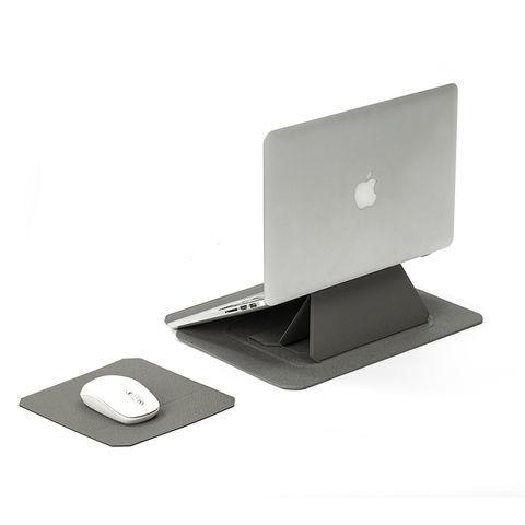 PU Leather Laptop Bag Sleeves With Stand Holder 1.1mm Ultra Slim