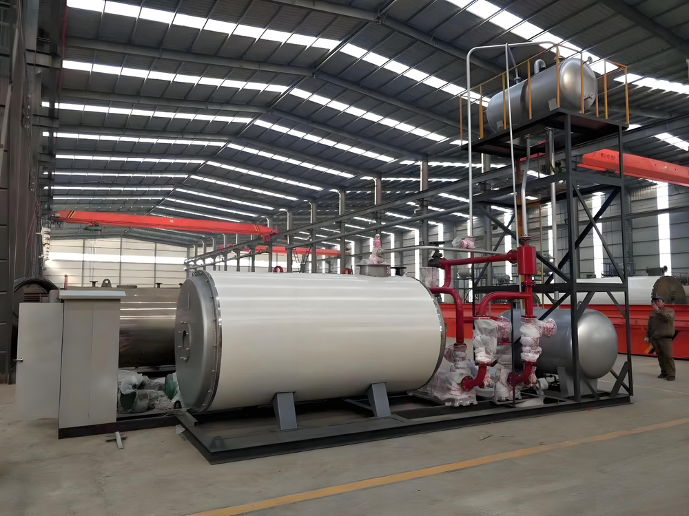 2100 Kw Horizontal Oil Gas Fired Thermic Fluid Heating Boiler