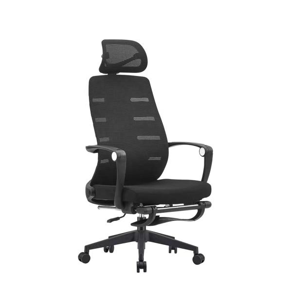 Foshan Black Fabric Office Staff Chair Mesh Executive Ergonomic Lifting Chair General