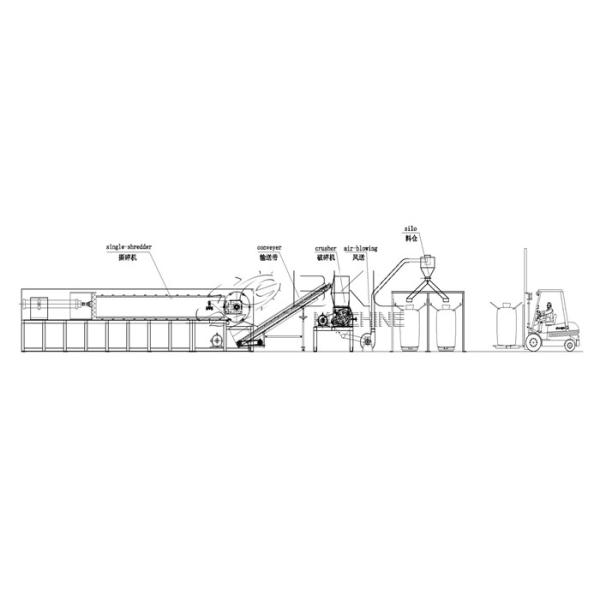 Industrial Waste Plastic Shredder Machine