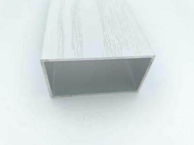 6000 Series Square Aluminum Profile , Waterproof Rectangular Aluminum Tube