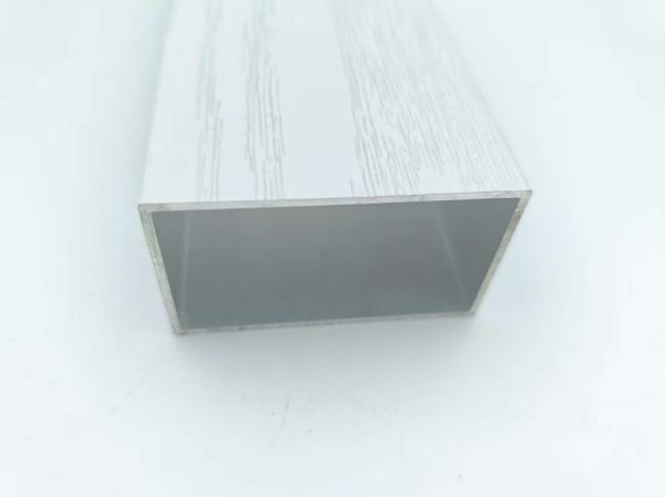 6000 Series Square Aluminum Profile , Waterproof Rectangular Aluminum Tube