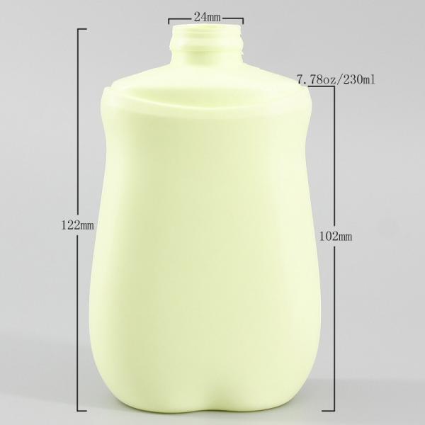 7.78oz/230ml HDPE Baby Cream Bottle Flip Top Cap Body Lotion Emollient Cream Cosmetic Bottle Customized Plastic Bottle