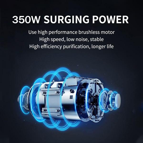 KNOKOO 350W Laser Smoke Purifier Fes350 Fume Extractor For DTF Printer,Beauty Hair Salon，With 310mm Round Cover