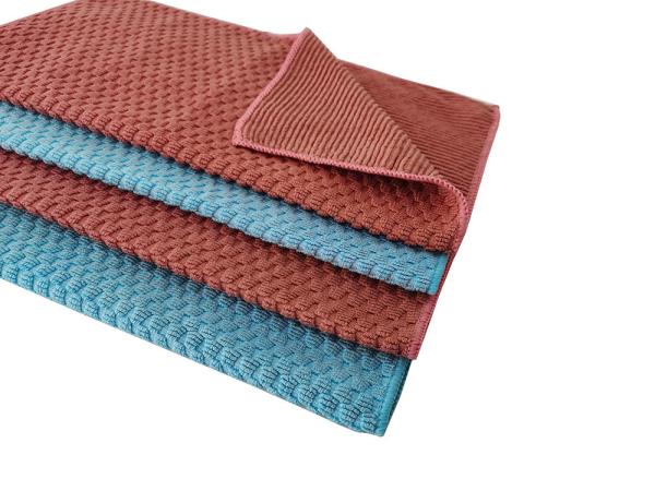 toalhas polonesas de Rags Wash High Quality Microfiber do carro do jacquard de 40x40 Cm para carros