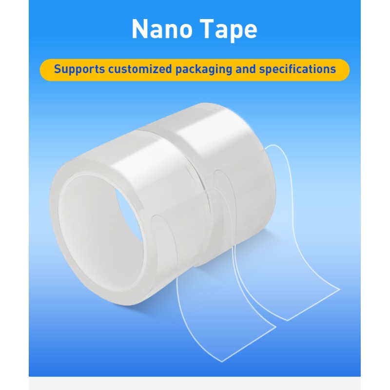 OEM Size Transparent Acrylic Nano Tape Double Sided Multi Purpose Strong Adhesion