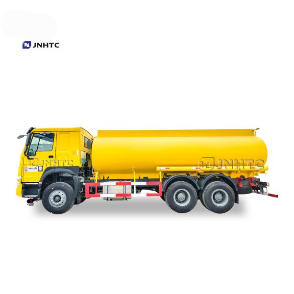 Caminhão de petroleiro de reabastecimento do caminhão de petroleiro 6*4 do combustível de HOWO euro2 16cbm