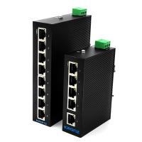 Interruptor de rede ferroviária industrial não gerenciado DIN 8 porta 100Mbit/S