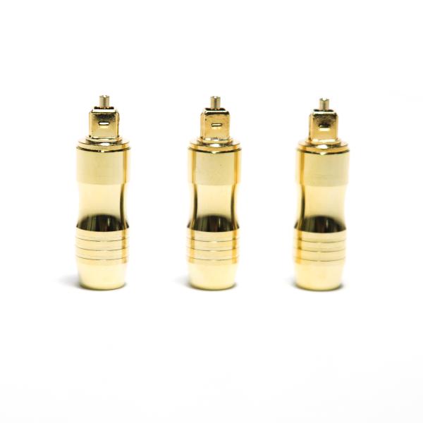 Toslink Digital Audio Optical Fiber Cable OD5.0 Knited Rope Plated Gold Shell 1.2M For Audiophile  Outdoor Speake