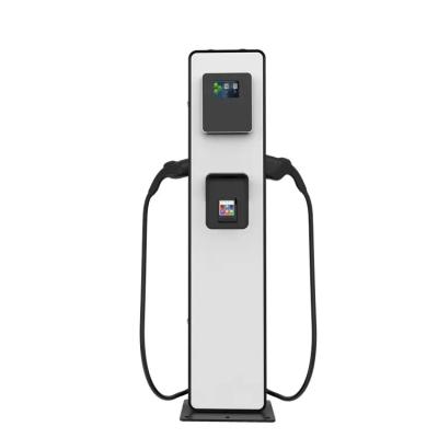 Dc Ev Charger Floor Mount 20kw 30kw Fast CCS GBT NACS Chademo Charging Station For Electric Car