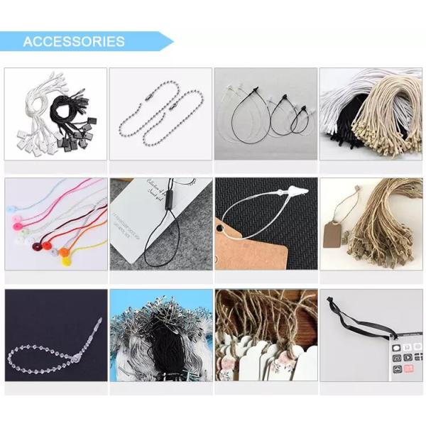 Gold / Black Personalized Garment Custom Printed Hang Clothing Tags Silk Screen Printing