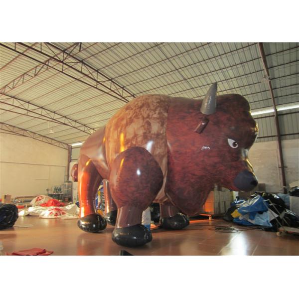 Мультфильм коровы знаков рекламы на открытом воздухе шаржа раздувной большой раздувной для рекламы