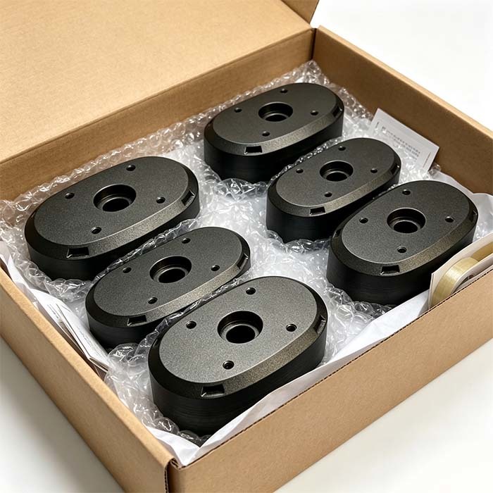 Custom CNC-Machined Grey Cast Iron HT200 Oval Enclosure Housing with Vibration-Dampening Performance and ±0.03-0.05mm Tolerance