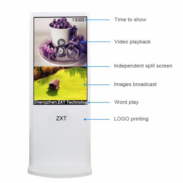 Led Backlight Interactive Touch Screen Kiosk 4K Resolution 3840 * 2160 Aluminum Frame