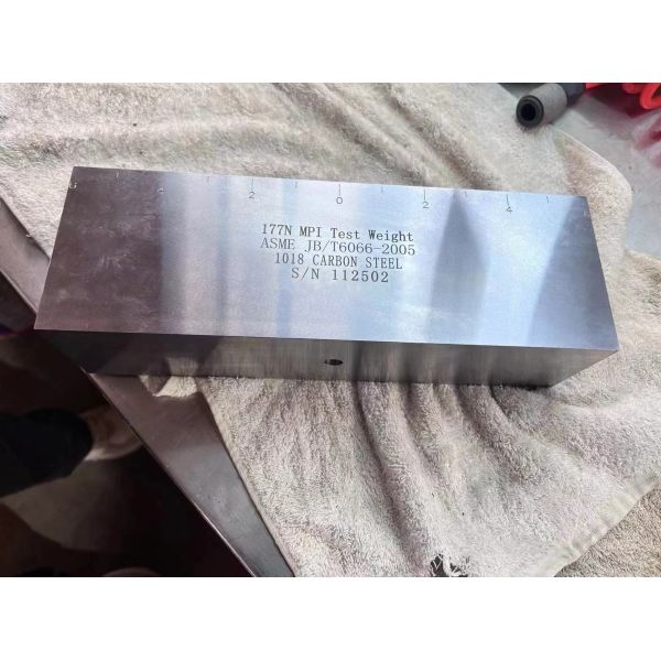 Magnetic Particle Lifting Force Calibration Block NB/T 47013.4 Standard NDT Test Block