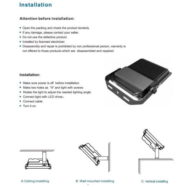 Exterior IP65 White / Black SMD 200W Brightest Led Flood Light For Exhibition
