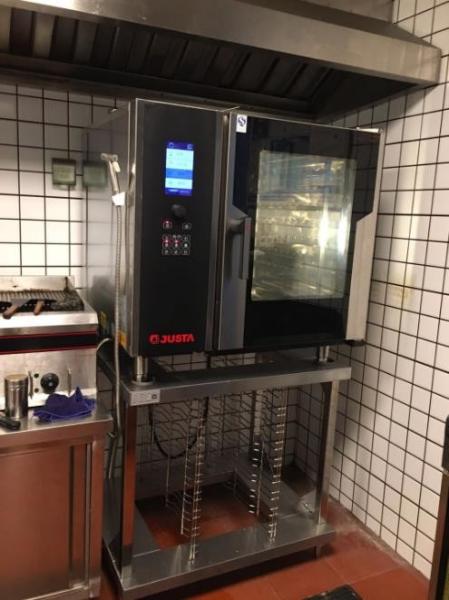 JUSTA WR-10-11 Western Kitchen 18KW Electric Combi Steamer Oven 10-Tray GN 1/1