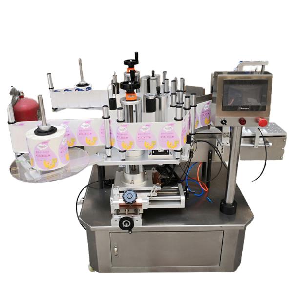 Automatic Double-Sided Laundry Detergent Labeling Machine Semi-Automatic Square Bottle Labeling Machinery