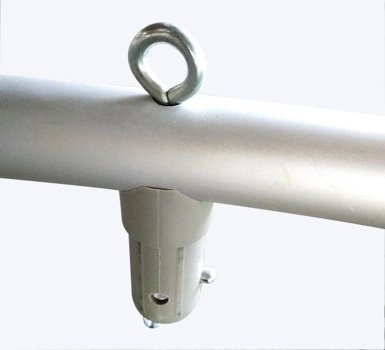 EZ Sky Tube Pinwheel Trade Show Hanging Banners From Overpass 48Ibs