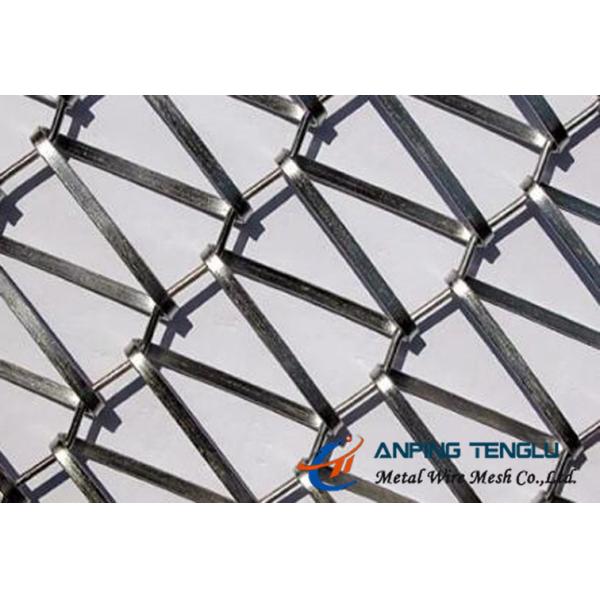 Metallic Curtain Gama Flexi: Flat Spiral Wire + Crimped Rod Structure