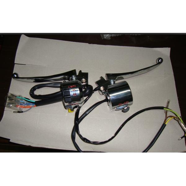 Motorcycle Handlebar Light Switch , Aftermarket Motorcycle Handlebar Mounted Electrical Switches