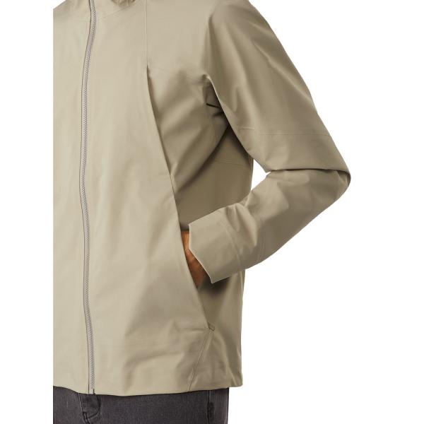 Мужская горная водонепроницаемая ветроупорная легкая упакованная капюшонированная дождевая куртка на открытом воздухе Бег по горным склонам мужская дождевая куртка