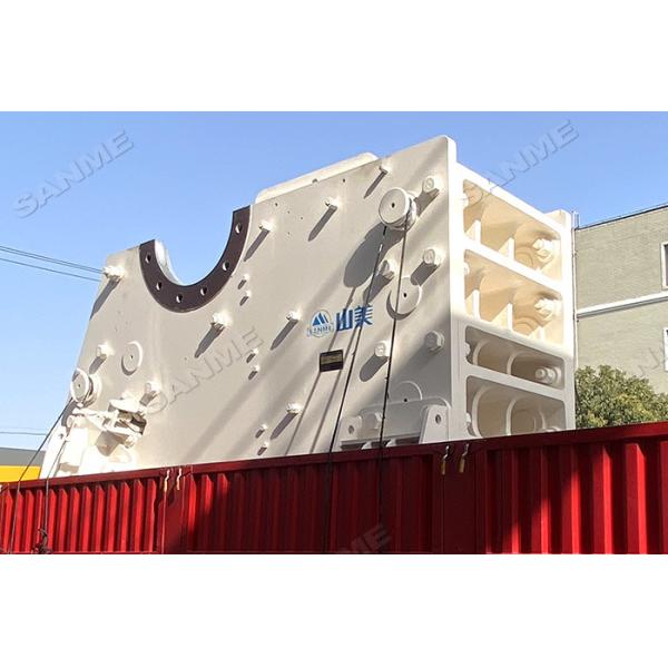 Trituradora de mandíbula de acero de la mina de la escoria del basalto de la piedra caliza 50t/H 55kw