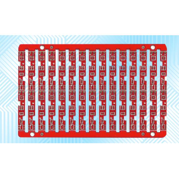 1.2mm Printed PCB Board Red Ink 22F Half Fiberglass Flame Retardant