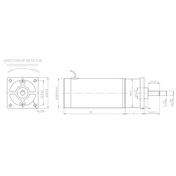 Reversible Tyhe Dc Geared Motor 37mm Gearbox 12v High Torque Low Speed