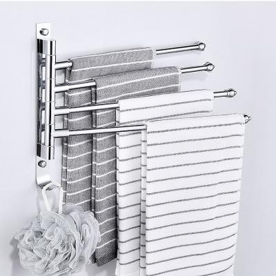 10KG Loading Stainless Steel Wall Mounted Towel Rack Five Storey