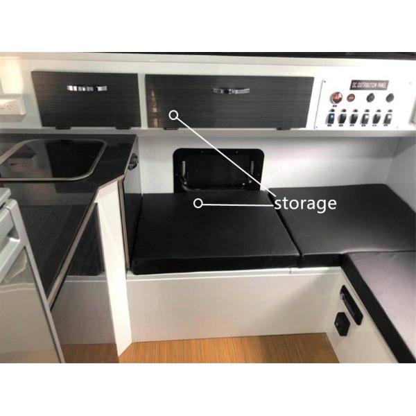 Campeur de sommeil facultatif de remorque de caisse de camion de capacité de remorques de campeur de camion de couleur