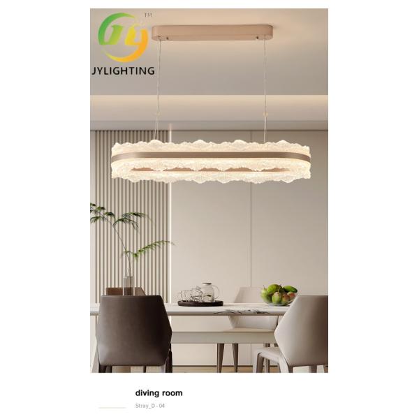 Luxury Modern Crystal Chandelier – French Style Pendant Light for Living Room , Dining Room , Kitchen Island or Foyer