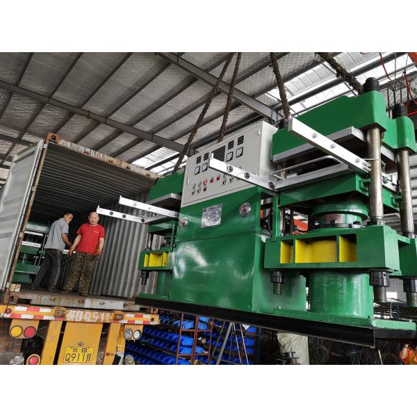 Máquina de prensa de goma doble de 50 toneladas Máquina de prensa de vulcanizador de control SGS PLC