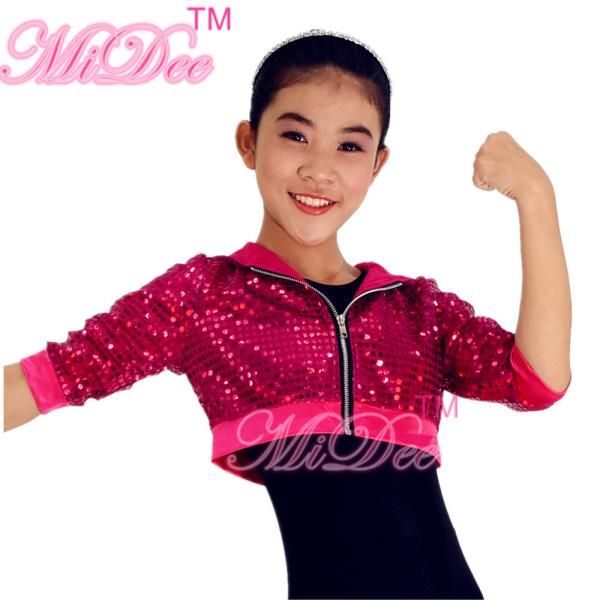 Sequins Hoodies Hip Hop Dance Costumes Jacket Street Dance Costumes Performance Competition Sport Jacket Dresses