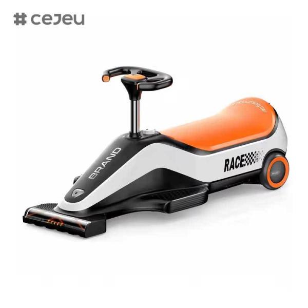 CJ-XB-1098 Kids Cleaning Car Ride-on Car Cart with Front Vacuum Cleaner New Product for 2-4 Years 12V Battery Kid's Toy