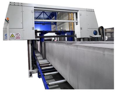 TDC-01 Long foam block cut to length cut off up and down sponge splitting machine for continuous foaming line (TDC-01 Long foam block cut to length cut off up and down sponge splitting machine for continuous foaming line) Máquina de divisão de esponjas para linha de espuma contínua