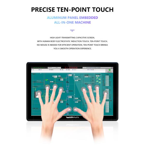 15.6inch Sunlight Readable Industrial Pc J1900 All In One Wall Mount Touch Screen Panel
