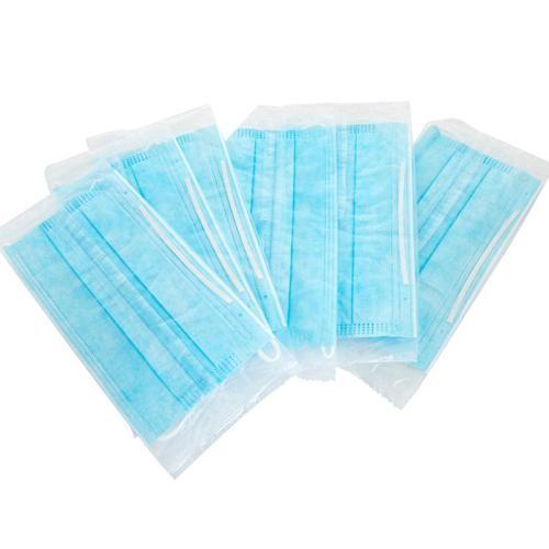 Custom Face Mask Packaging Box 3 Layer 3 Ply Disposable Surgical Face Mask