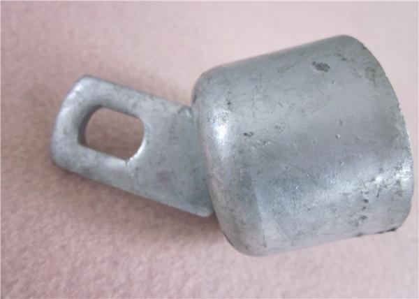 Smooth 1-3/8 Chain Link Fence Rail End / Chain Link Fence Fittings Easy Install