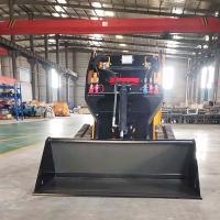 Venda barata Mini Wheel Loader de Mini Skid Steer Loader For do carregador do boi do patim da trilha